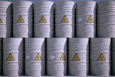 Biohazard varil yığını
