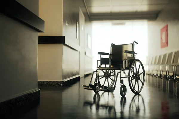 Rollstuhl im Krankenhaus. — Stockfoto