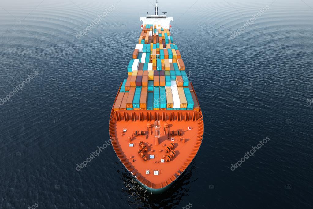 Cargo ship transportation. Stock Photo by ©3dmentat 88915652