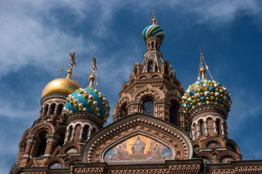 Dökülmüş kan üzerinde kurtarıcı Kilisesi. Saint Petersburg, Rusya Federasyonu
