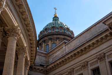 Kazan Katedrali - Tanrı'nın annesi Kazan simgesini Katedrali-. Saint Petersburg, Rusya Federasyonu