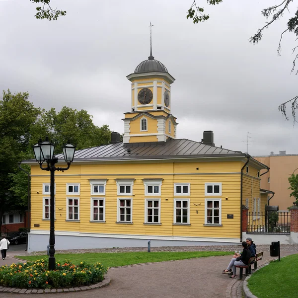 Lappeenranta, Finland - 29 July 2016: The wooden town hall. — Stock Photo, Image