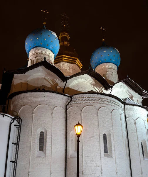 Catedral Anunciación Del Kremlin Kazán Monumento Excepcional Arquitectura Rusa Del —  Fotos de Stock