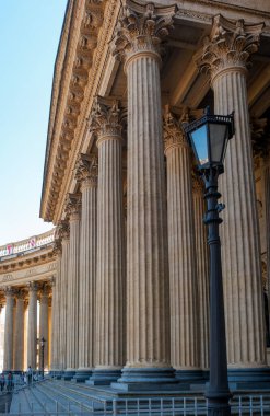 Kazan Katedrali sütunları Saint Petersburg, Rusya