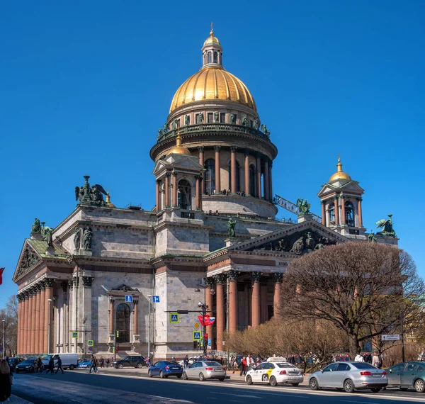 Katedrála svatého Izáka v Petrohradě. Rusko — Stock fotografie