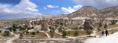 Cappadocia. Türkiye. Panoramik fotoğraf