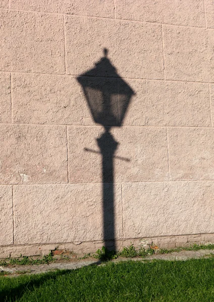 Shadow streetlamp Stock Photo