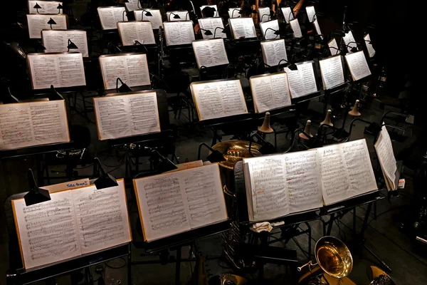 Müzik, orkestra çukuru, ara — Stok fotoğraf