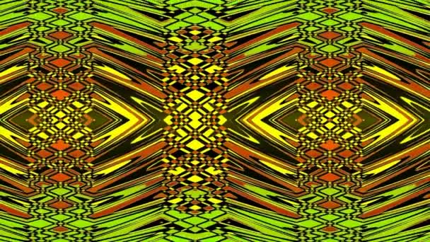 Fractal grafische achtergrond screensaver. — Stockvideo