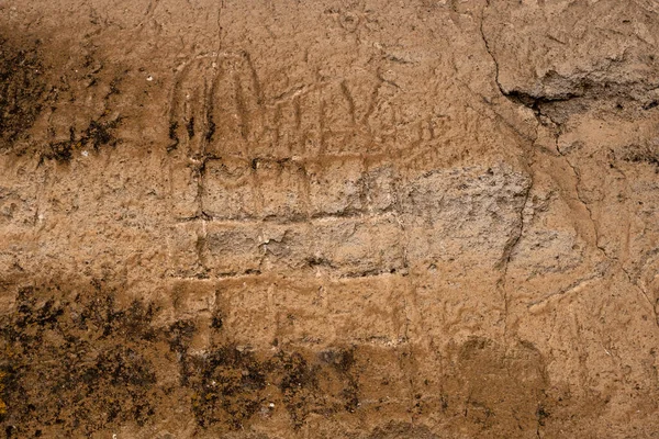 Native Modoc Πετρογλυφικά Σκαλισμένα Πέτρα Στο Petroglyph Point Lava Beds — Φωτογραφία Αρχείου