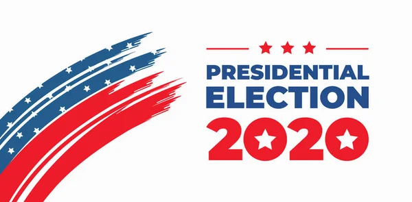 Głosowanie 2020 Wybory Prezydenckie Usa 2020 Wektor — Wektor stockowy