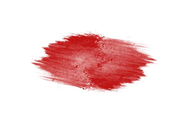 Soyut Kırmızı Suluboya Boyası Dokusu Beyaz Arka Planda Izole Edilmiş — Stok fotoğraf