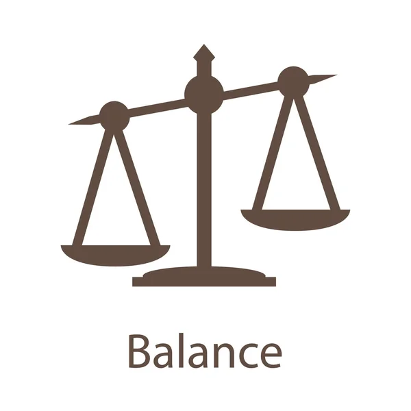 Balance Icône Gris — Image vectorielle