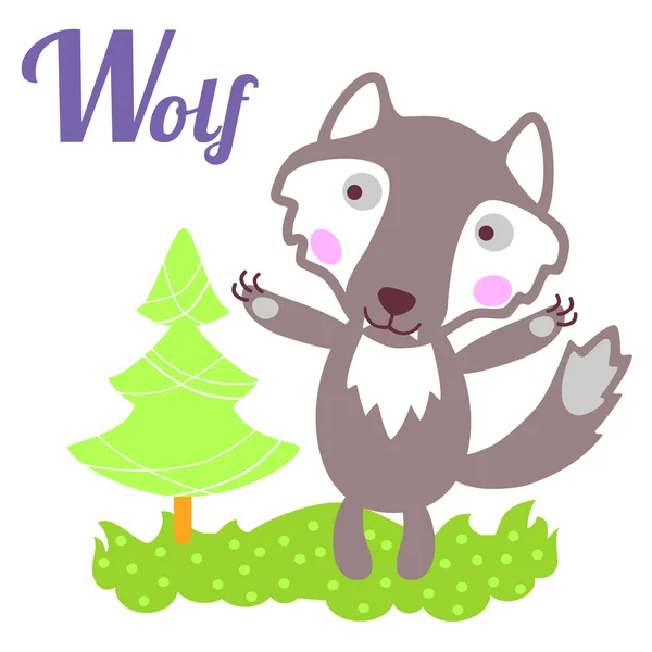 Wolflett — Wektor stockowy