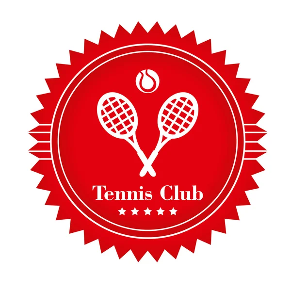 TennisClub — Vettoriale Stock
