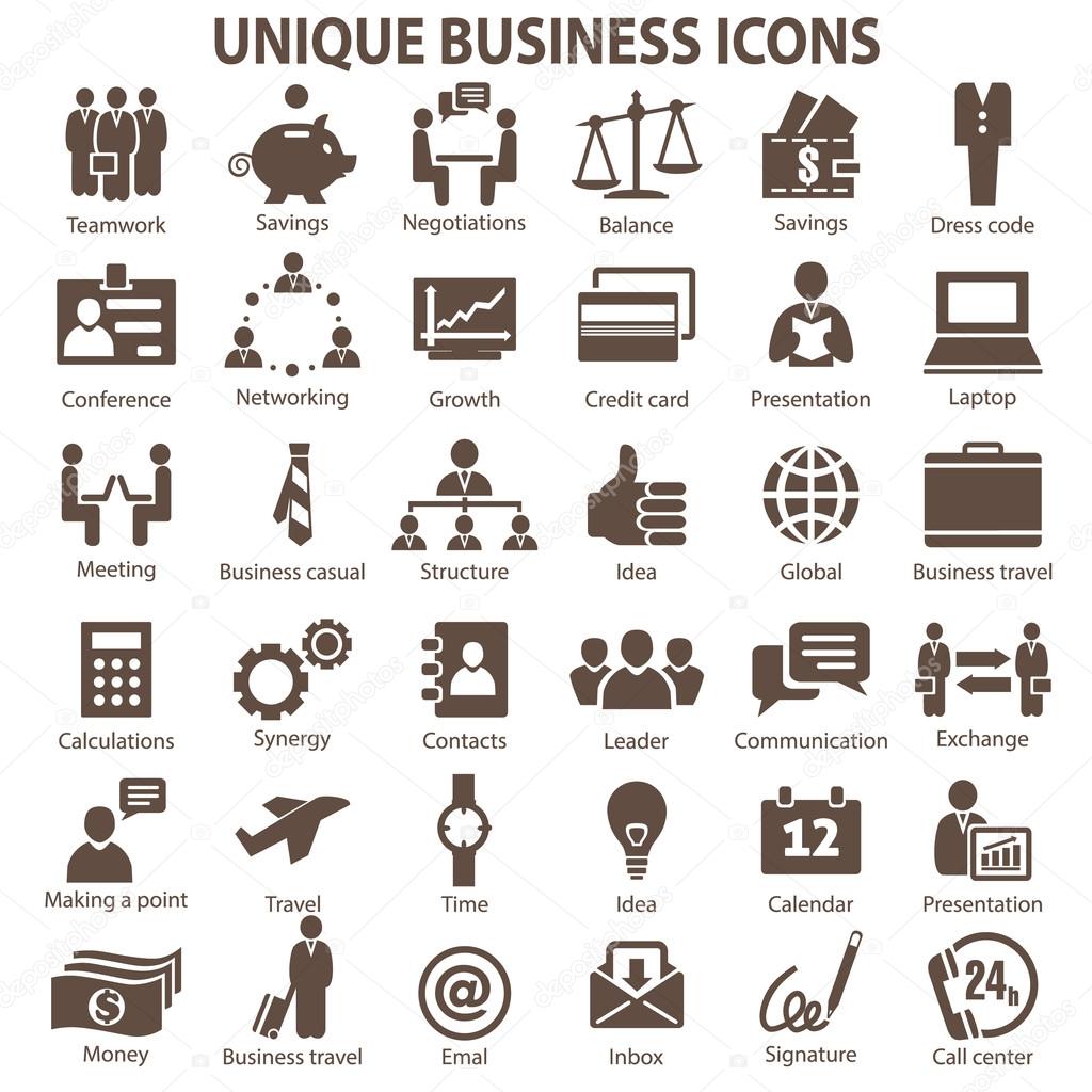 Business Set Icon