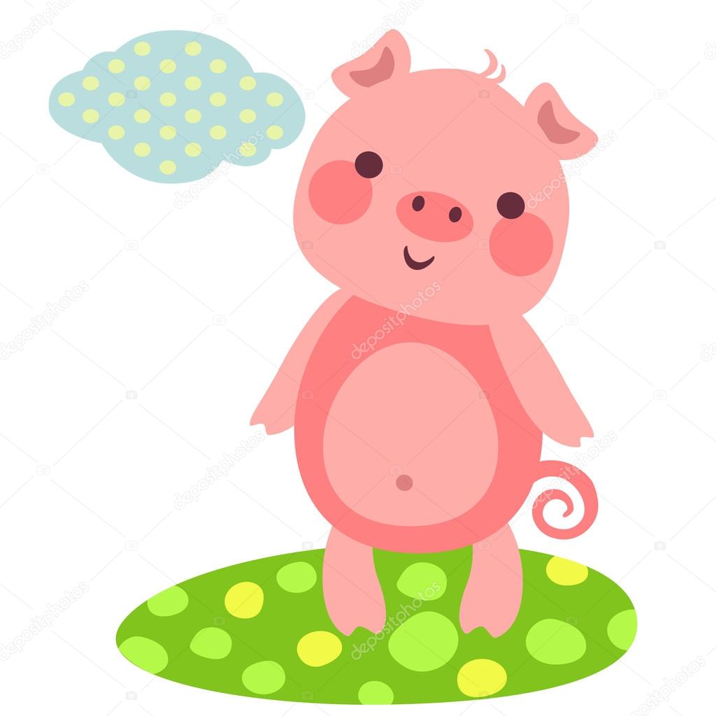 Pig Cute Pink