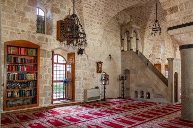 Antakya, Hatay / Türkiye - 08 Ekim 2020: Antakya Ulu Cami Camisi iç görünümü