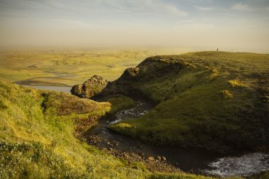 South Iceland. nehir manzara