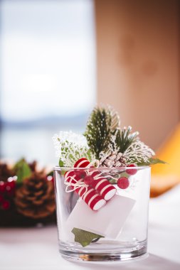 Evin içinde Noel dekorasyon