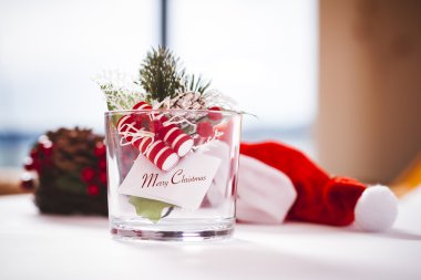 Evin içinde Noel dekorasyon