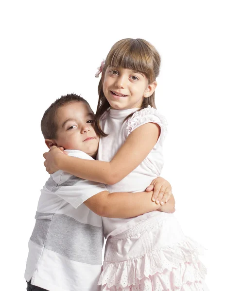 Portrait of brother and sister — Stock Photo, Image