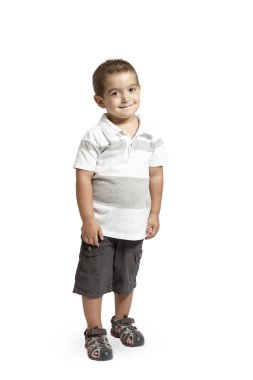 Küçük bir çocuğun portresi.