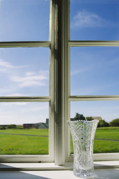 Wooden rustic window — Stock Photo, Image