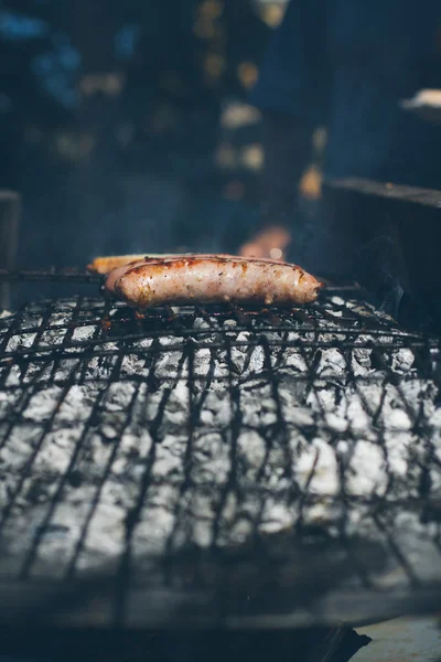 Gegrilltes Fleisch, Grill — Stockfoto