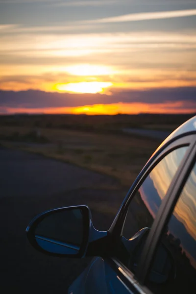 Rear view mirror — Stock Photo, Image