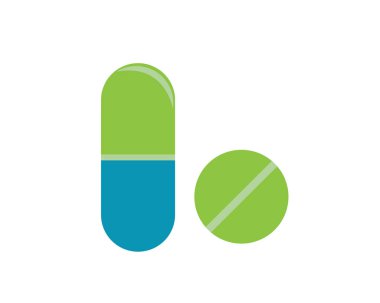 Çapraz eczane tıbbi eczane logosu çizimi