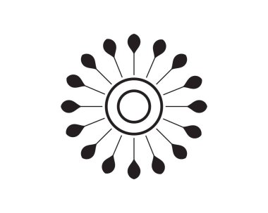 Mandala Süs Vektörü İllüstrasyon Tasarımı