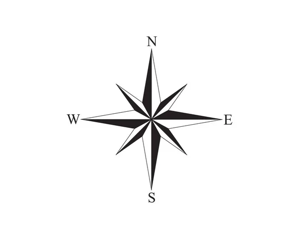 Pusula Logo Şablonu vektör resimleme tasarımı