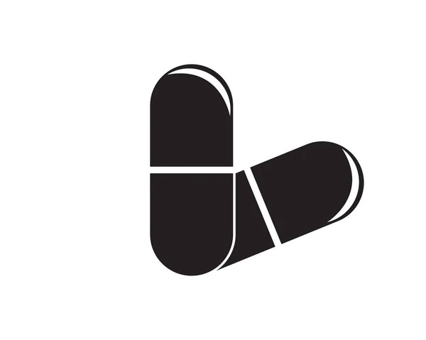 Farmacia Cruzada Farmacia Médica Logotipo Ilustración — Vector de stock