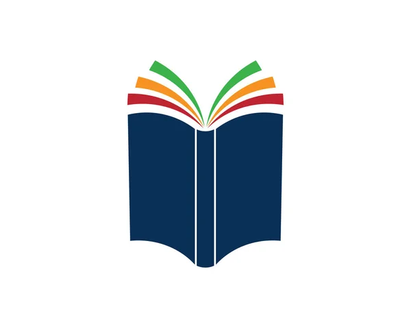 Książka Czytanie Logo Symboli Szablon Ikony Aplikacji — Wektor stockowy