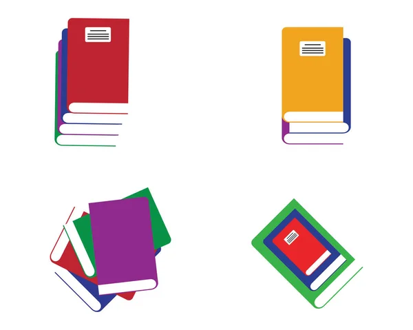 Book Reading Logo Symbols Template Icons App — Stock Vector