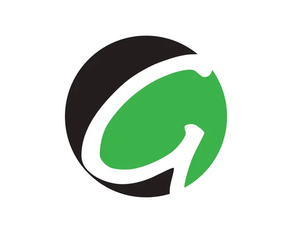 G文字のロゴやシンボルテンプレートのアイコンアプリ — ストックベクタ
