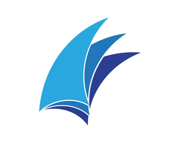 Silueta Barco Crucero Oceánico Logotipo Lineal Simple — Vector de stock
