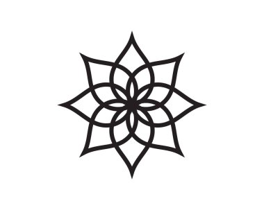 Mandala Süs Vektörü İllüstrasyon Tasarımı