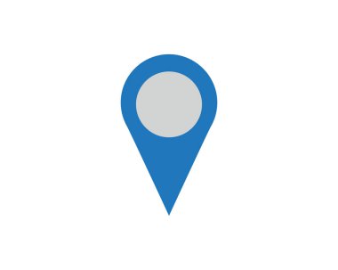 Konum noktası Logo şablon vektör resimleme tasarımı