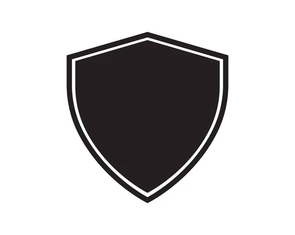 Shield Logo Template Vector Icon Illustration Design — Stock Vector
