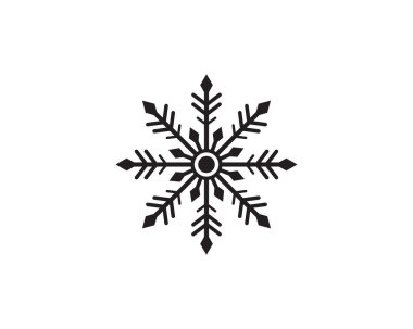 Kar Taneleri Logo Şablonu Çizimi
