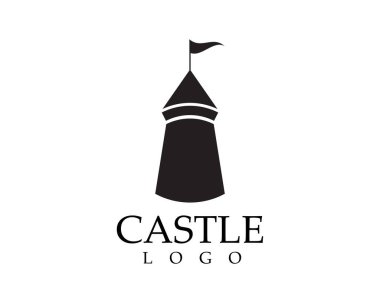 kale logo vektör şablonu çizimi