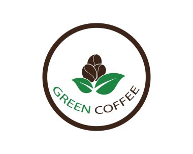 Kahve fincanı Logo Şablon vektör tasarımı