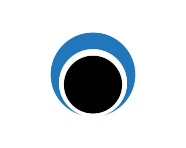 Teknoloji çemberi logosu ve sembolleri Vektör