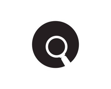 Arama logo şablonu vektör illüstrasyon tasarımı