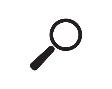 Arama logo şablonu vektör illüstrasyon tasarımı