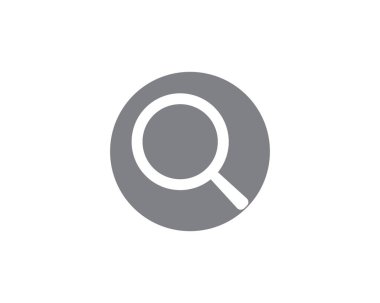 Arama logo şablonu vektör illüstrasyon tasarımı