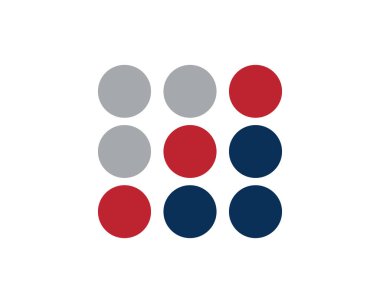finans logosu ve semboller vektör çizimi
