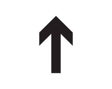 Ok vektör illüstrasyon simgesi Logo Şablonu tasarımı